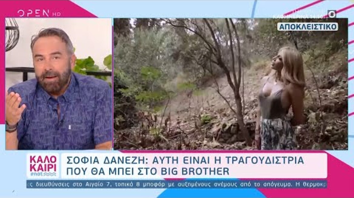 Σοφία Δανέζη: Αυτή είναι η τραγουδίστρια που θα μπει στο Big Brother - Καλοκαίρι #not | OPEN TV