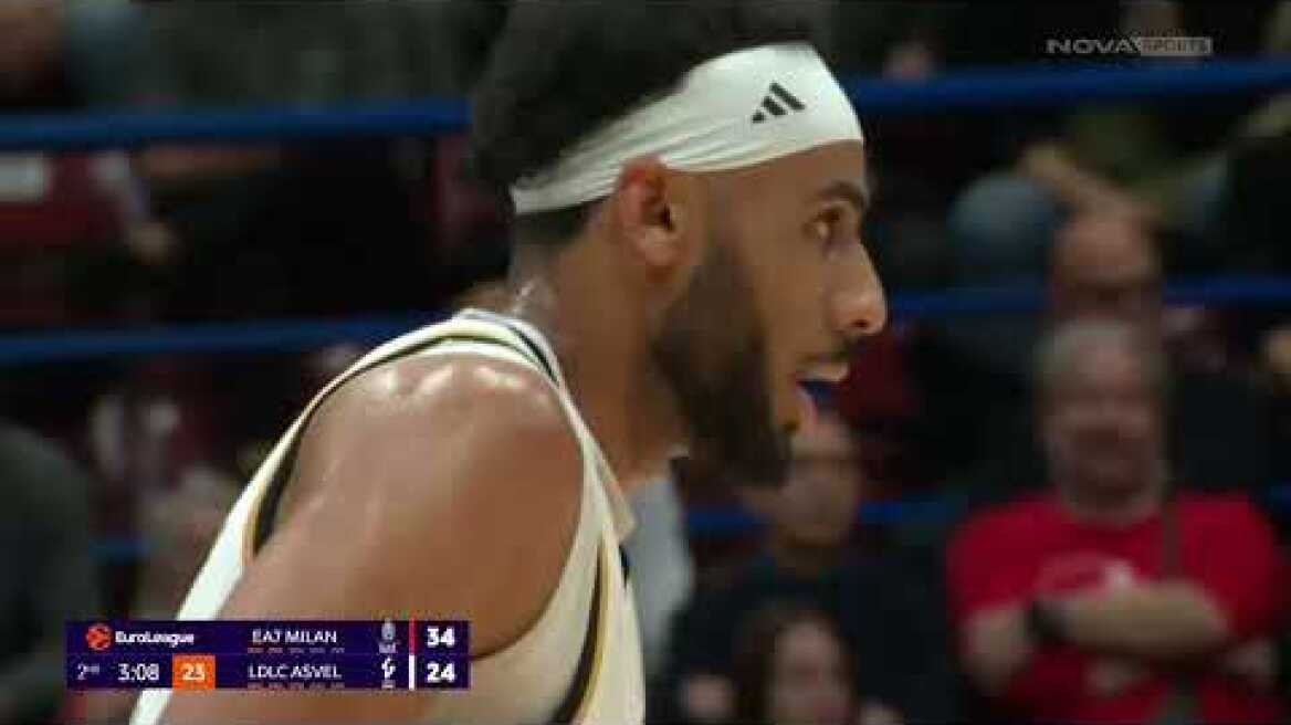 Αρμάνι Μιλάνο - Βιλερμπάν: 80-72 (MD 10, 12/11/2025)