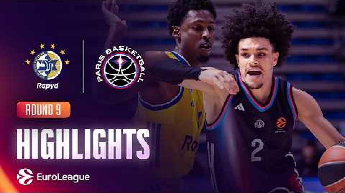 Maccabi Rapyd Tel Aviv - Paris Basketball | R9 Basketball Highlights 2026-27
