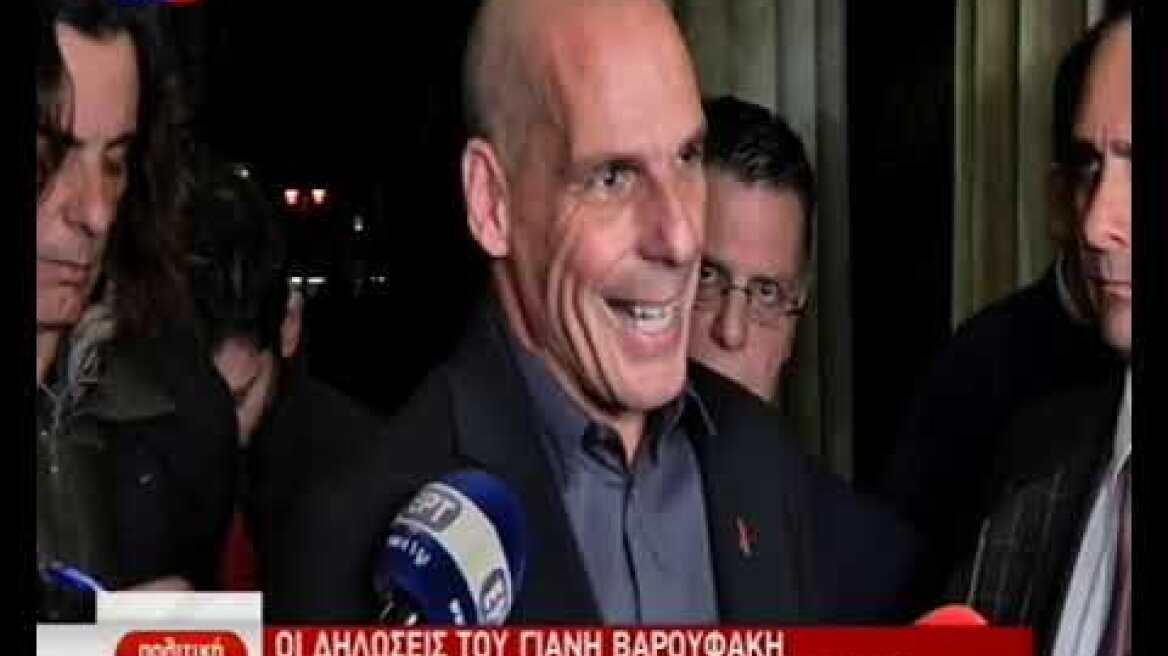 Η δήλωση του Γιάνη Βαρουφάκη μετά την συνάντηση με τον πρωθυπουργό