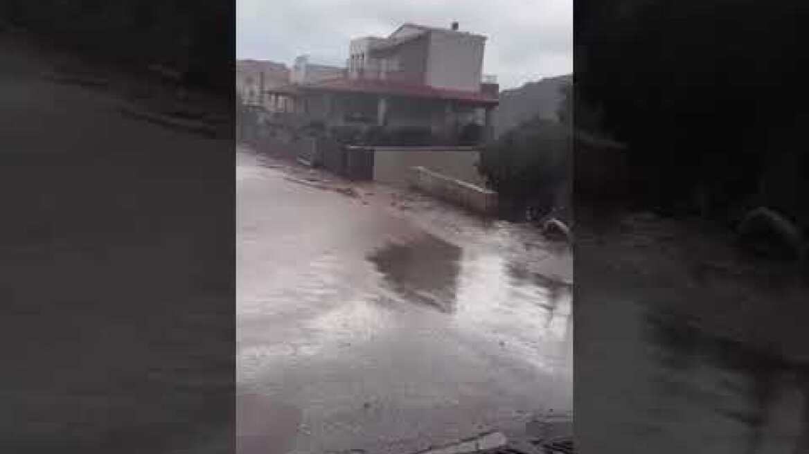 Ζωνιανά: Υπερχείλισε ξανά ο χείμαρρος!