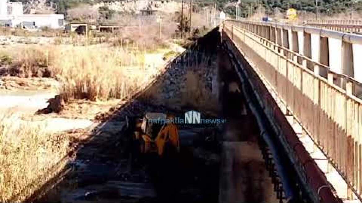 Nafpaktia news:Γέφυρα Εύηνου: Γεωτρήσεις για την στατικότητα της