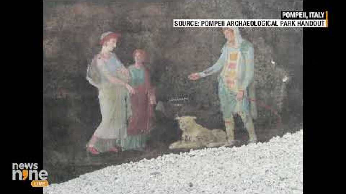 Pompeii Excavation Unveils Stunning Frescos Depicting Greek Mythology Scenes | News9