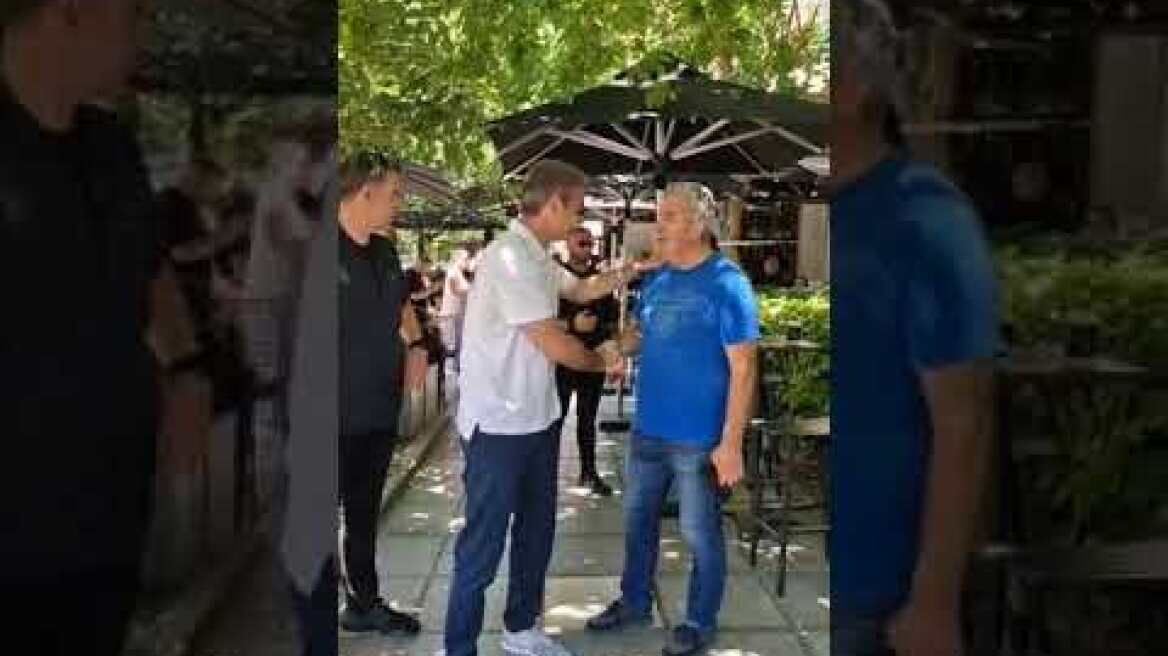 Ο Μητσοτάκης ήπιε καφέ στη Θεσσαλονίκη με Ρέμο και Τσαπατάκη  (3)