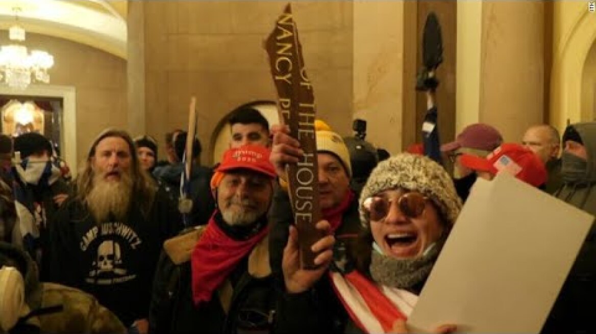 Man in 'Camp Auschwitz' sweatshirt during Capitol riot identified