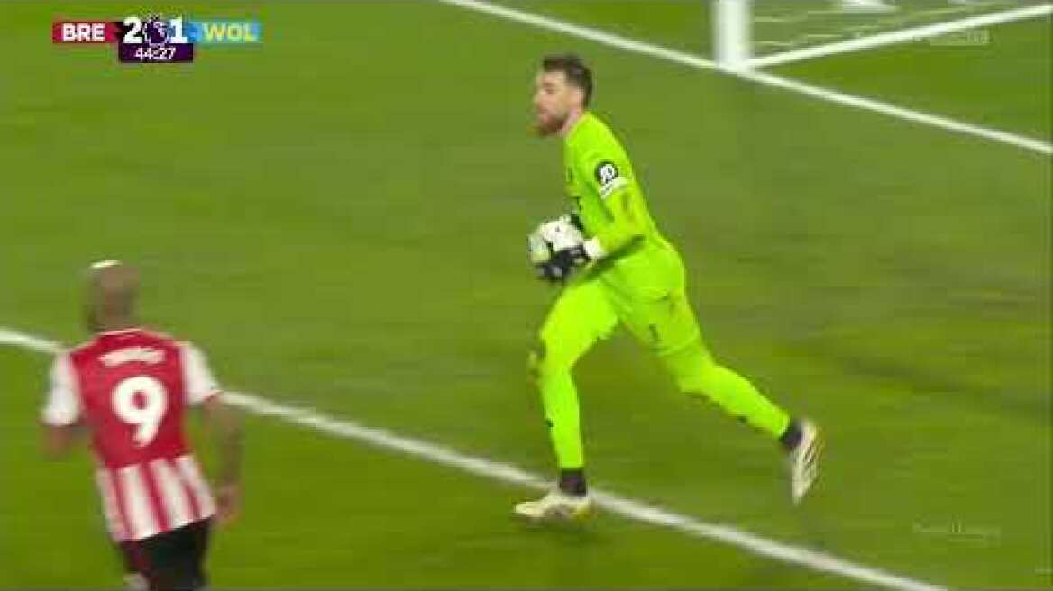 Mπρέντφορντ - Γουλβς: 2-2 (MD 30, 16/3/26)