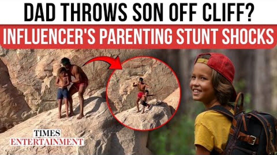 VIRAL: Influencer Dad THROWS Son Off Cliff in WILD Parenting Stunt Then JOKES as Netizens EXPLODE