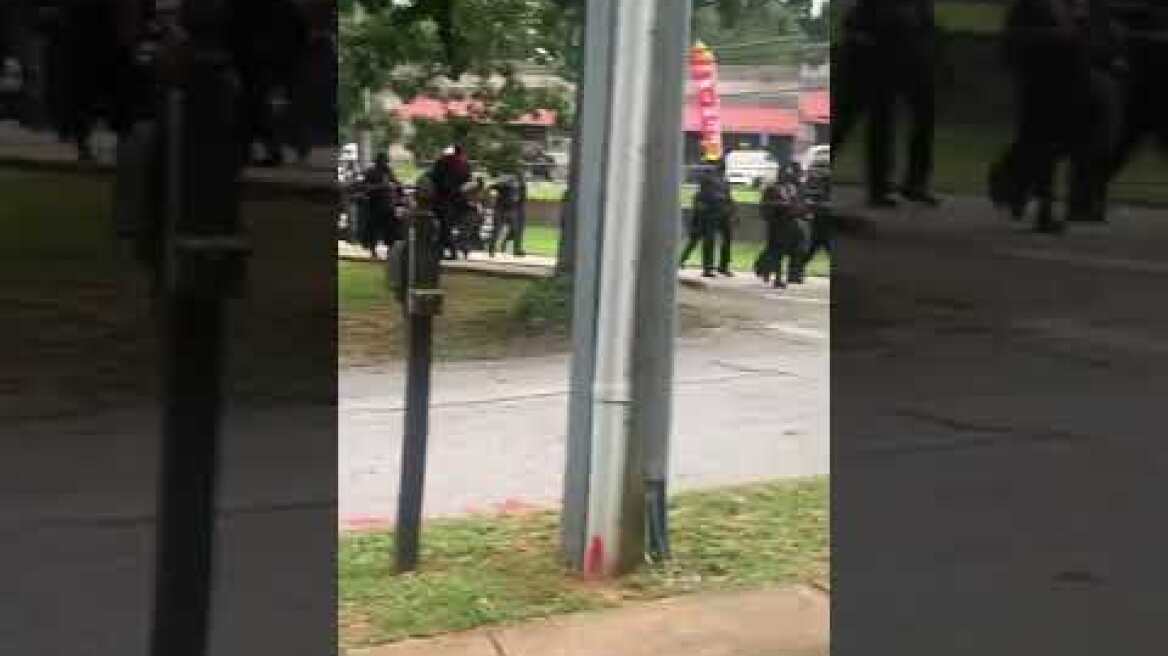 ARMED BLACK MILITIA BIGGER THAN THE BLACK PANTHERS MARCH GEORGIA BLACK LIVES MATTER 4TH OF JULY