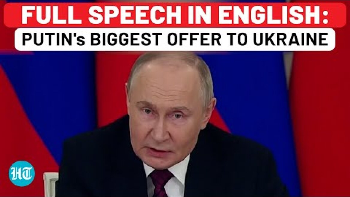 Putin's Full Speech In English: Repeats Biggest Offer Which Zelensky Had Rejected In 1st Year Of War