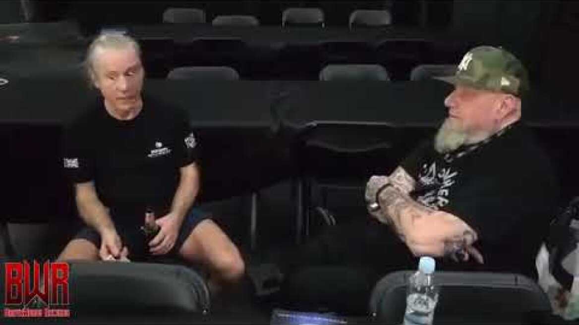 Iron Maiden Lead Singers Meet for the First Time Paul Di'Anno Meets Bruce Dickinson