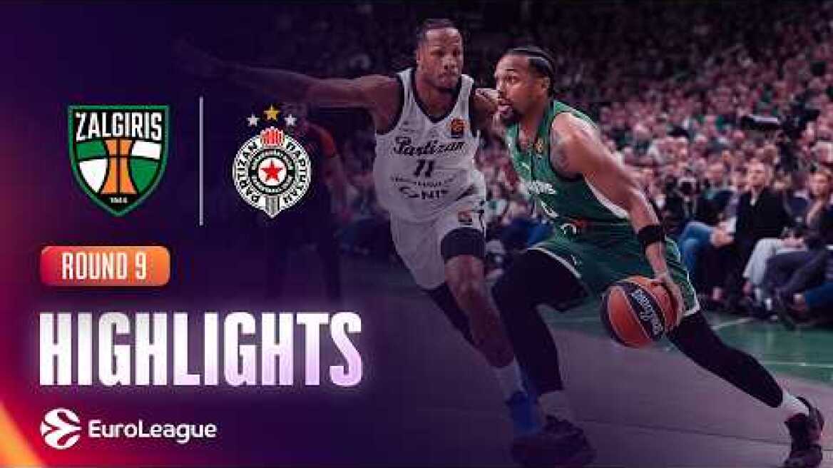 Zalgiris Kaunas - Partizan Mozzart Bet | R9 Basketball Highlights 2026-27