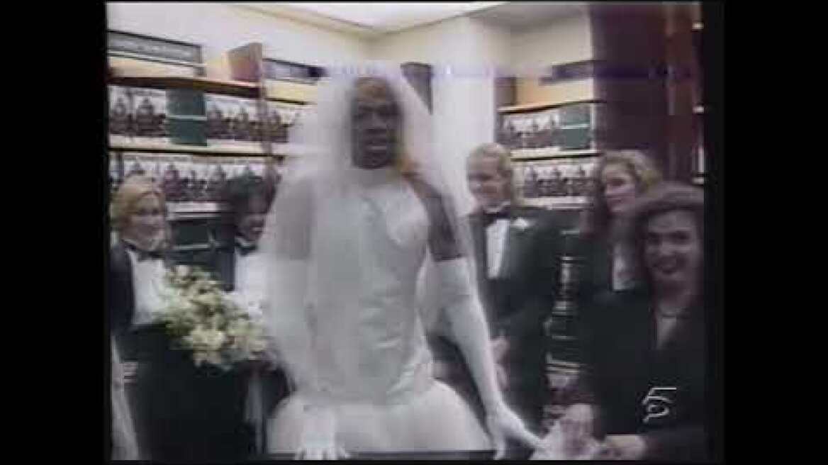 Dennis Rodman and Carmen Electra Wedding 1998