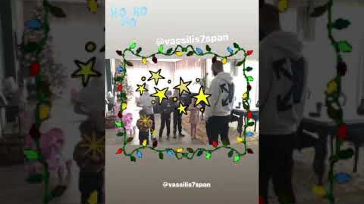 Ολυμπία Χοψονίδου: Τα παιδιά της τραγουδούν τα κάλαντα στον Σπανούλη