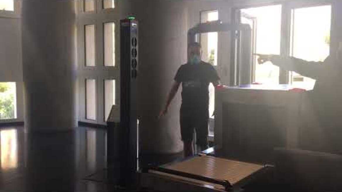 θερμομετρηση στους επισκέπτες και τουρίστες