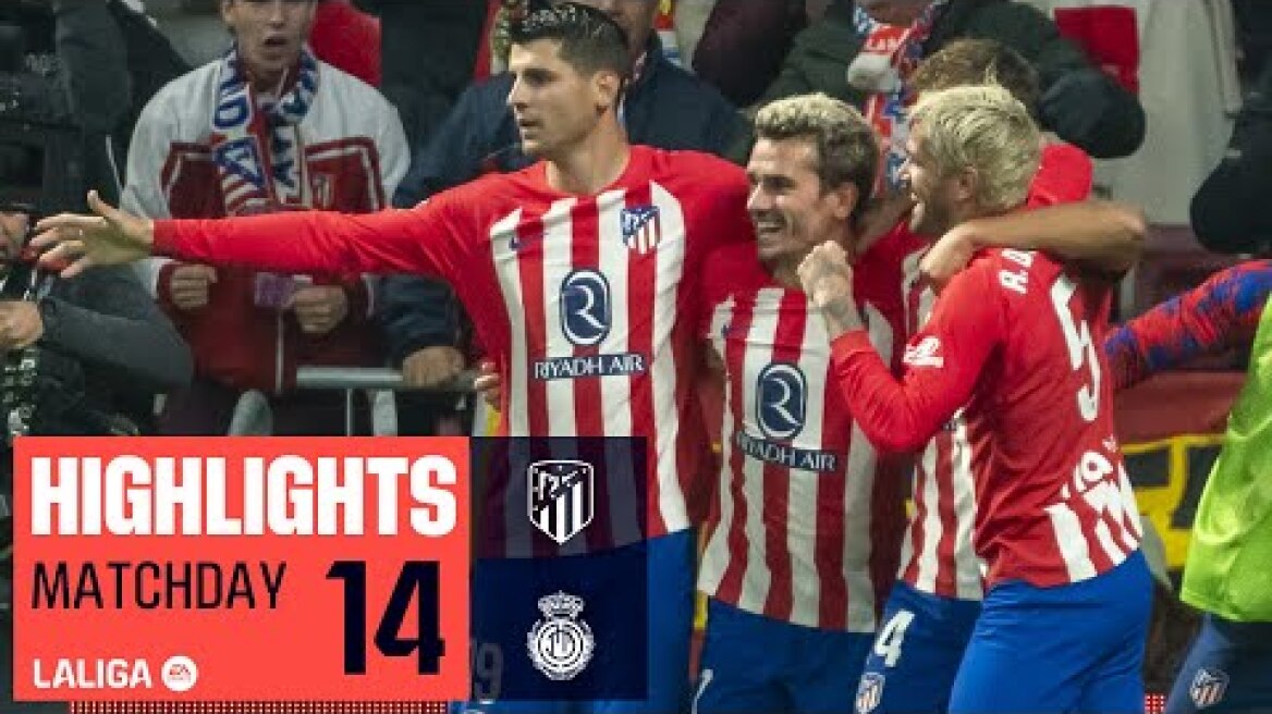 ATLÉTICO DE MADRID-RCD MALLORCA 1-0| RESUMEN | Un cabezazo de Griezmann vale 3 puntos
