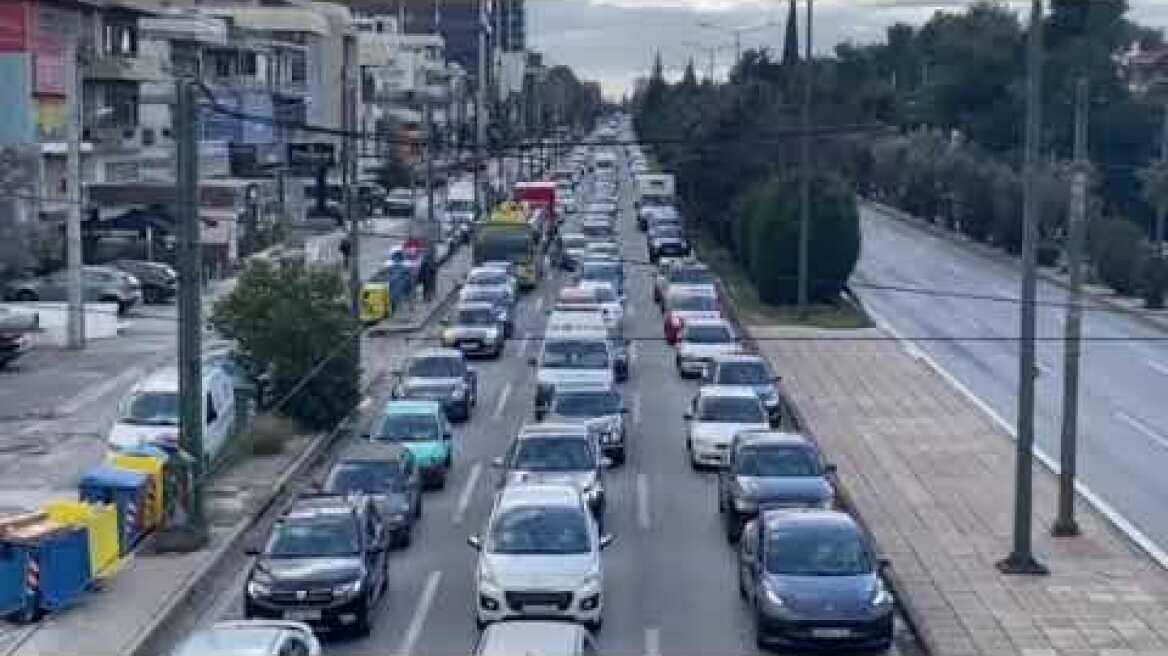 Μποτιλιάρισμα στη λεωφόρο Κηφισίας