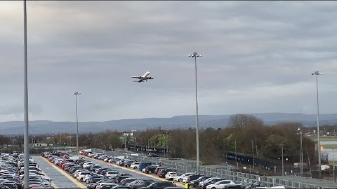 Manchester City squad aircraft CLOSE CALL!! (Emergency Landing)