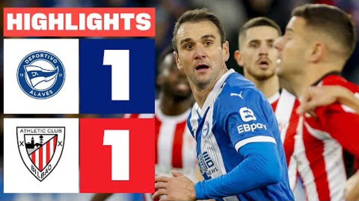 DEPORTIVO ALAVÉS 1 - 1 ATHLETIC CLUB I RESUMEN LALIGA EA SPORTS