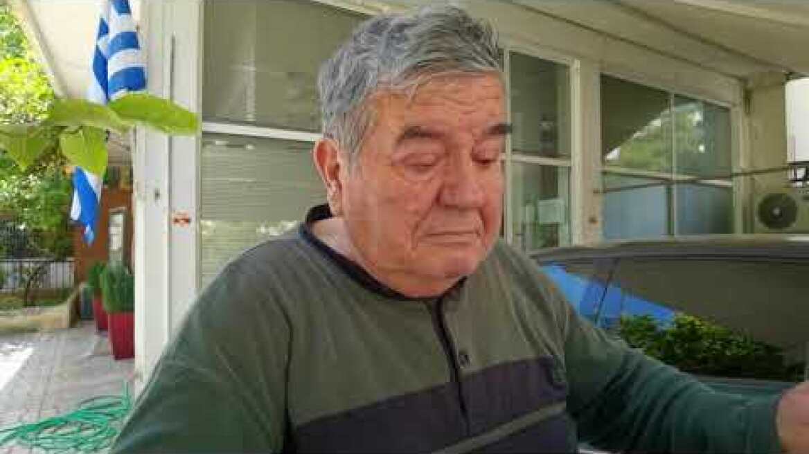 Δηλώσεις κατοίκου για τη φωτιά στο Ψυχικό