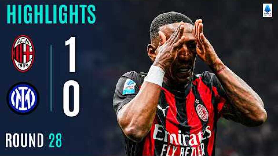 MILAN-INTER 1-0 | HIGHLIGHTS | Estupinan Seals Derby Gory For Milan | Serie A 2025/26