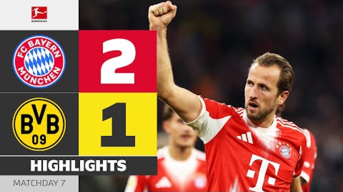 Kane & Olise On Fire! | FC BAYERN - BORUSSIA DORTMUND | Highlights | Matchday 7 – Bundesliga 2025/26