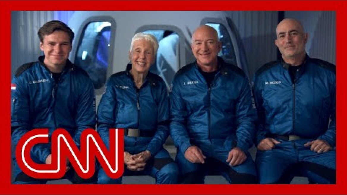 CNN speaks with Jeff Bezos ahead of space flight