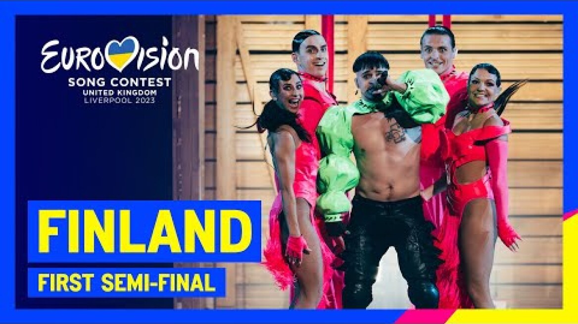 Käärijä - Cha Cha Cha (LIVE) | Finland 🇫🇮 | First Semi-Final | Eurovision 2023
