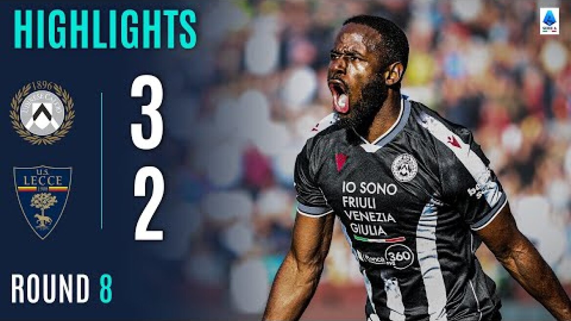 UDINESE-LECCE 3-2 | HIGHLIGHTS | Five-Goal Thriller in Udine! | Serie A 2025/26