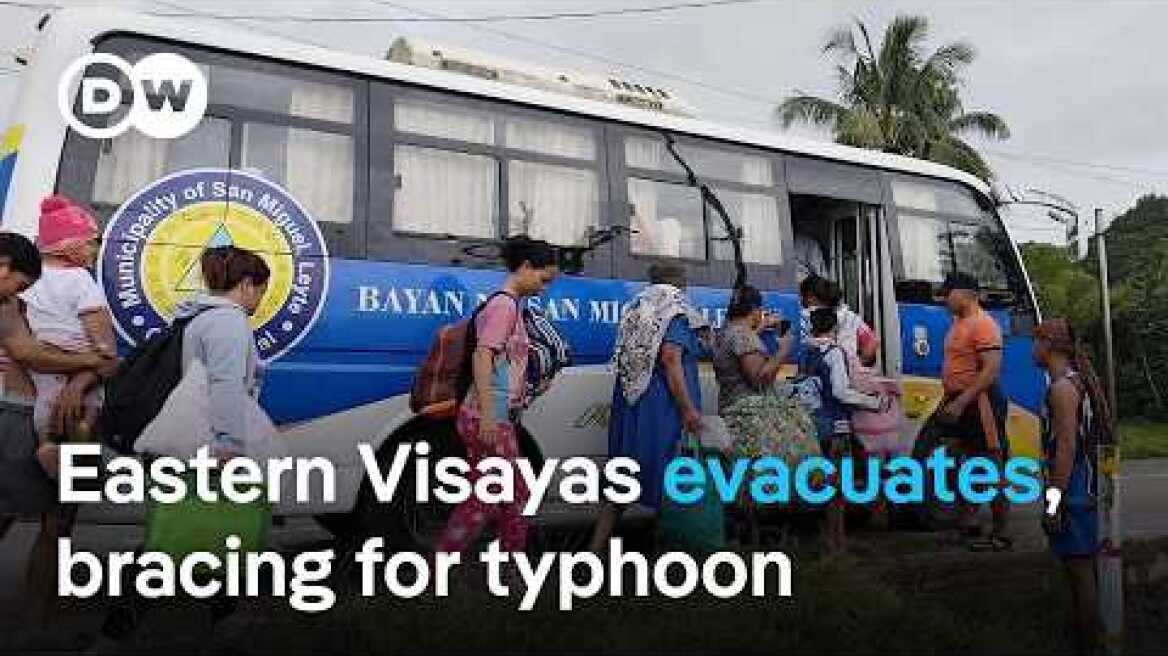 Philippines on alert as Typhoon Kalmaegi expected to make landfall in coming hours | DW News