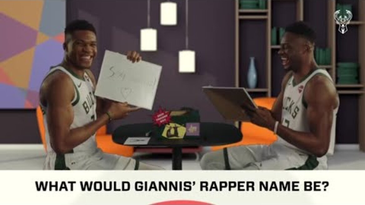 Giannis & Thanasis Antetokounmpo Play Bucks Besties