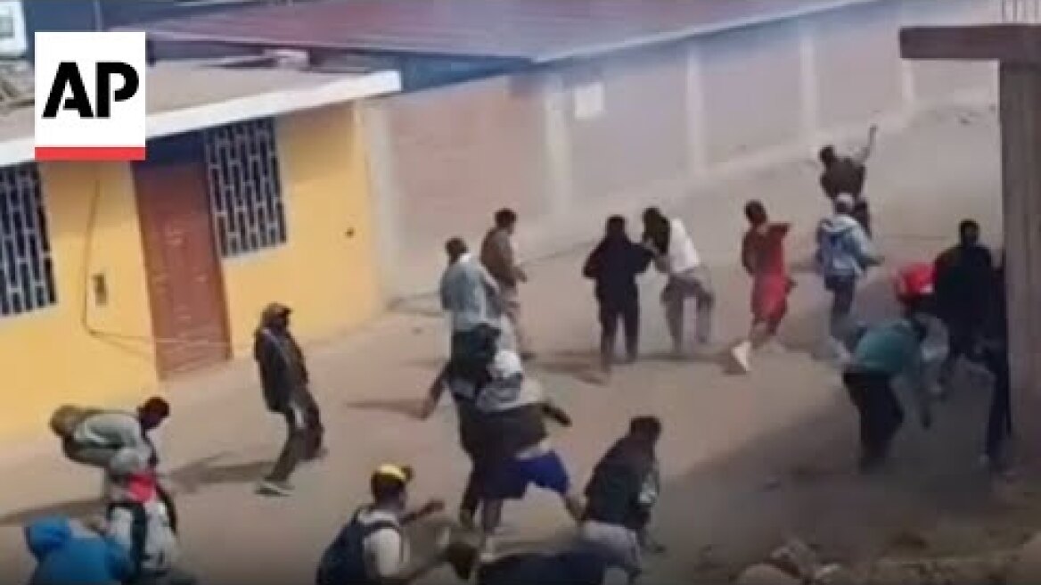 Peru police clash with miners blocking Pan-American