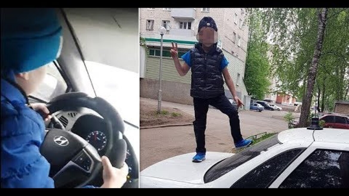 Russian mother lets six year old son driving at 80mph on motorway