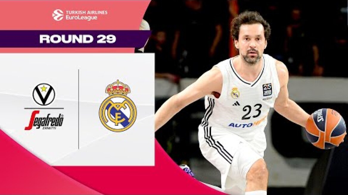 TAVARES Ends Bologna's HOPE  | Virtus - Real Madrid | BASKETBALL HIGHLIGHTS R29 2024-25