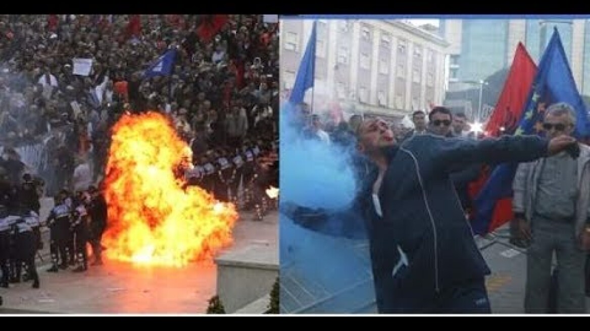 Albania, opposizione in piazza contro il Governo: Scontri a Tirana (11/05/19)