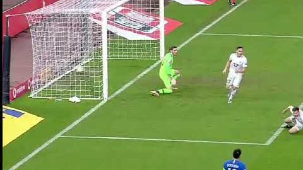 Lambropoulos goal Greece vs Estonia 0-1