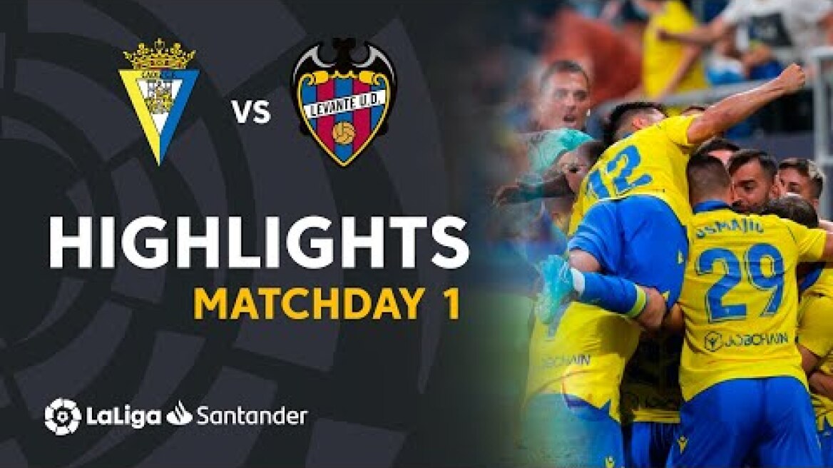 Resumen de Cádiz CF vs Levante UD (1-1)
