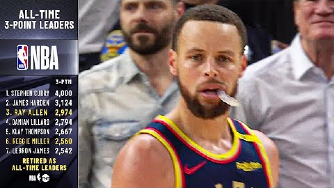 Stephen Curry Makes His 4,000th 3-Point Shot! | March 13, 2025
