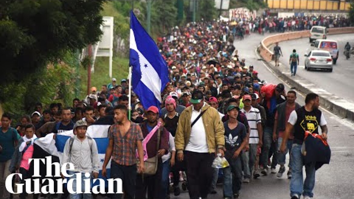 Thousands of Hondurans continue marching towards US