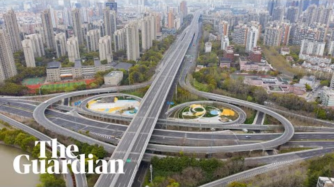 Drone footage shows deserted Shanghai as city of 26 million people remains in lockdown