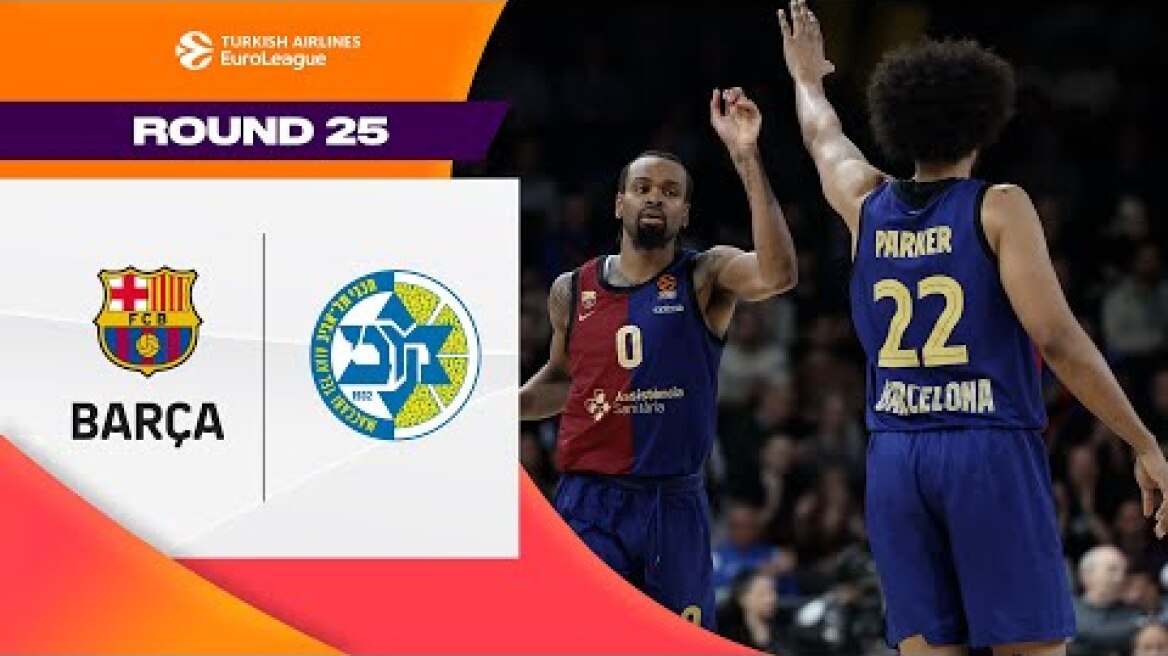 Second-Half EXPLOSION | Barcelona – Maccabi | BASKETBALL HIGHLIGHTS R25 2024-25