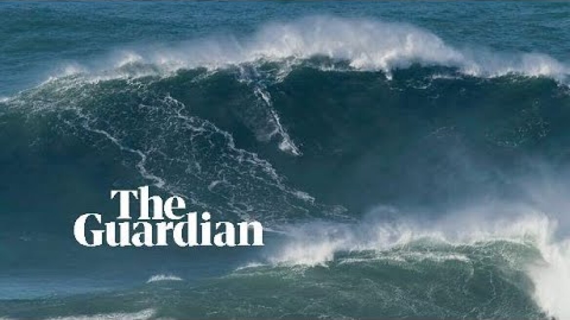 British surfer Tom Butler conquers potential world record '100ft tall wave'