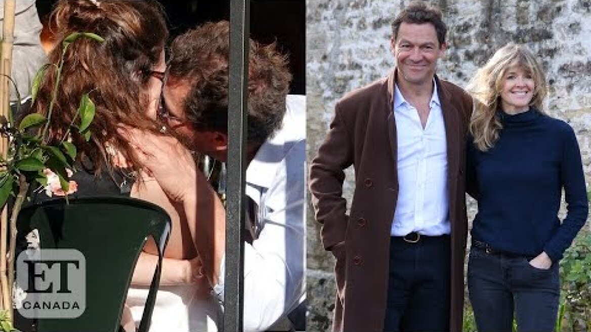 Dominic West's Marital Front After Kissing Lily James