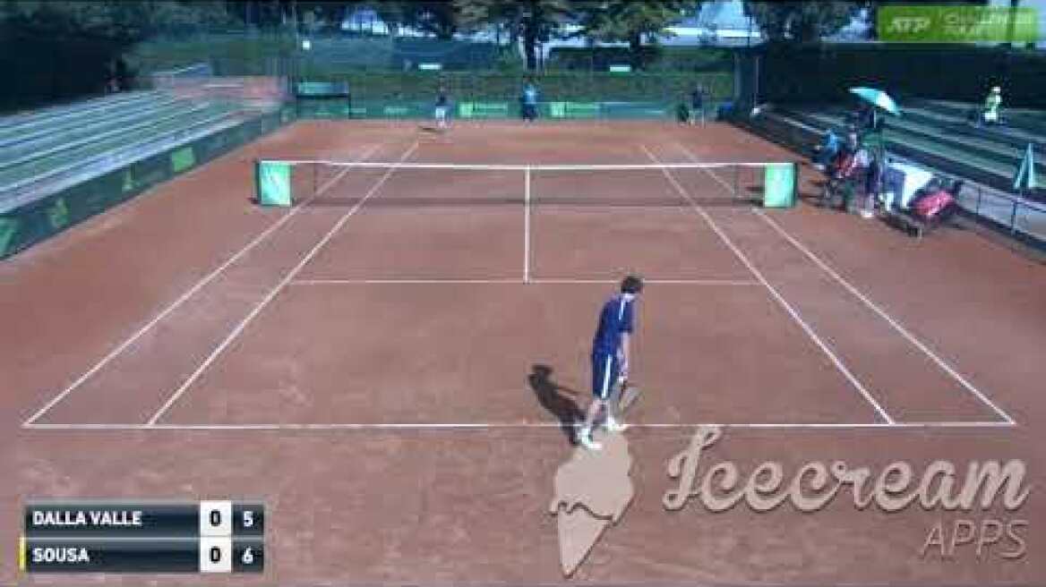 Comments by chair umpire to ballgirl in Florence Challenger 2019