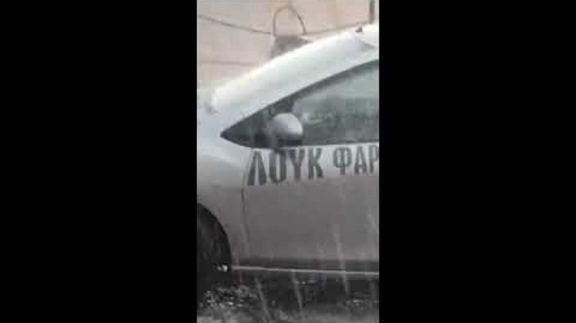 Ισχυρή χαλαζόπτωση στην Ξάνθη - 13/02/24