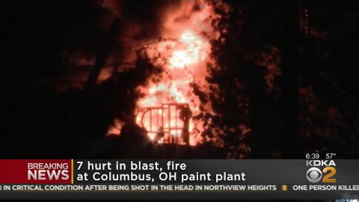 Explosion Happens At Columbus Paint Plant