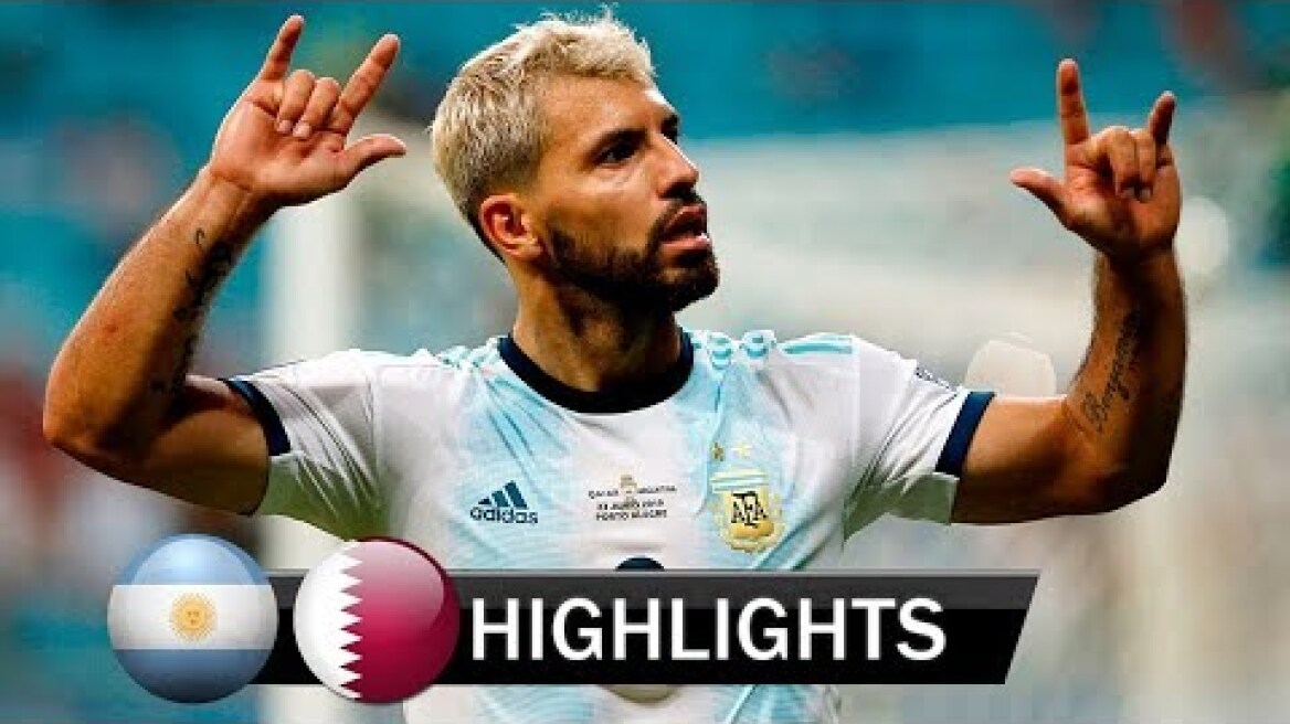 Argentina vs Qatar 2-0  All Goals & Highlights - Copa America 2019