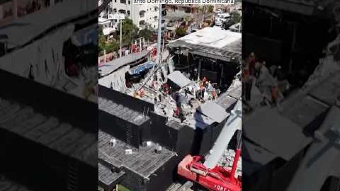 Colapsa techo de discoteca en República Dominicana dejando al menos 58 muertos #shorts