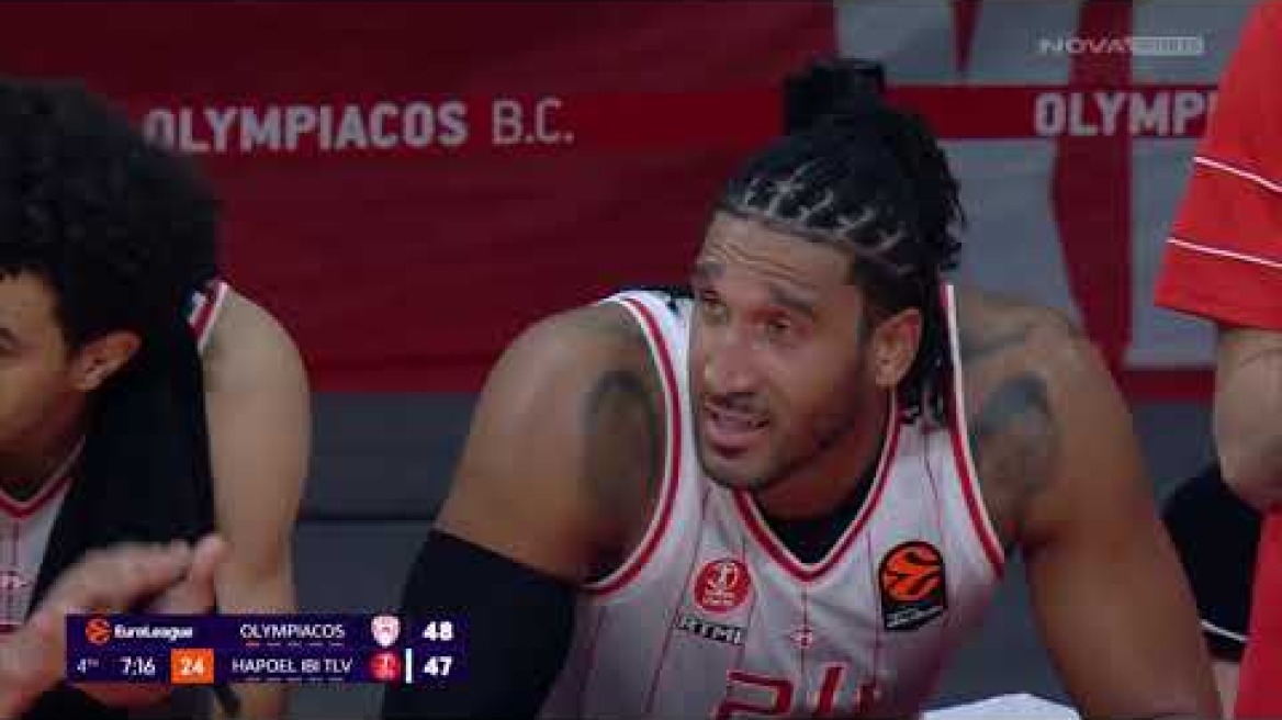 Ολυμπιακός – Χάποελ Τελ Αβίβ: 62-58 (MD8, 31/10/2025)