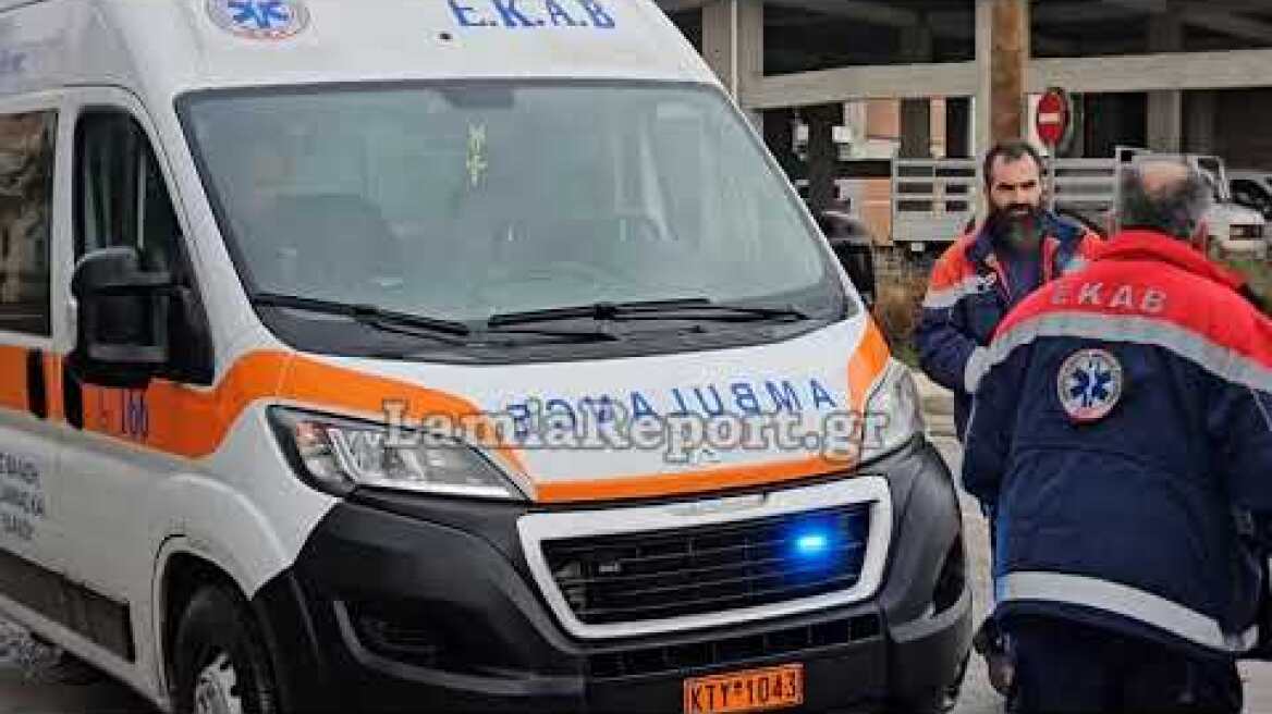 LamiaReport.gr: Τροχαίο με ασθενοφόρο στη Λαμία