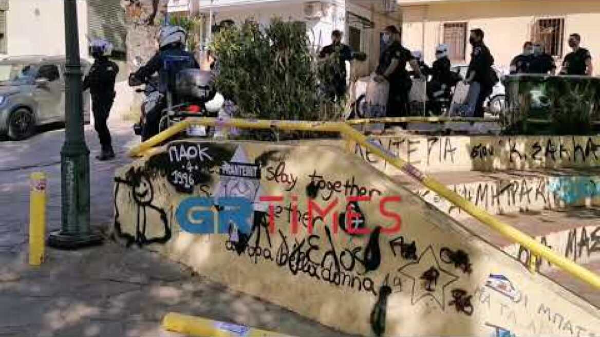 Θεσσαλονίκη - Πλ. Καλλιθέας: Αστυνομική επιχείρηση για αποτροπή συνωστισμου - GRTimes.gr